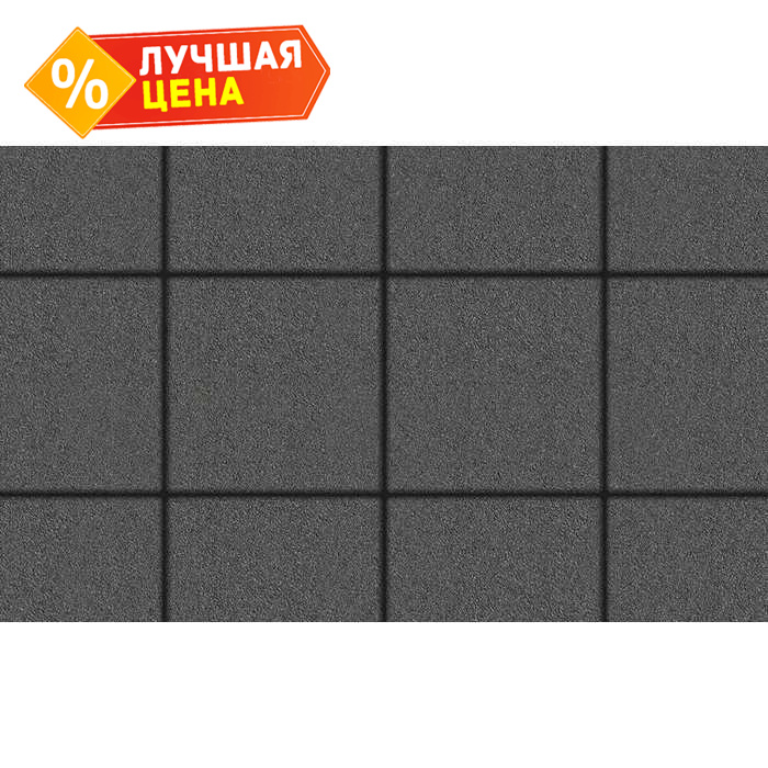 Плитка тротуарная Квадрум Б.6.К.6 гранит серый 400x400x60 мм