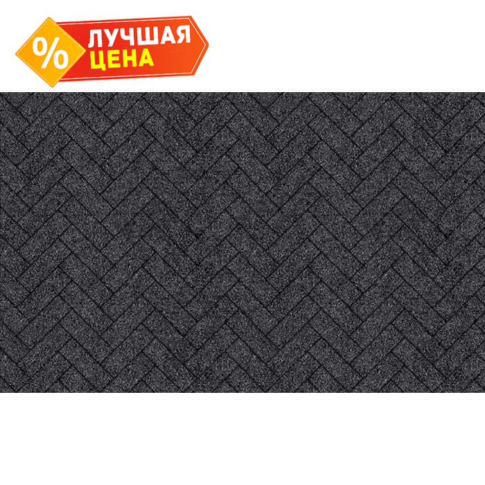 Плитка тротуарная Паркет Б.4.П.6 Стоунмикс черный 180x60x60 мм