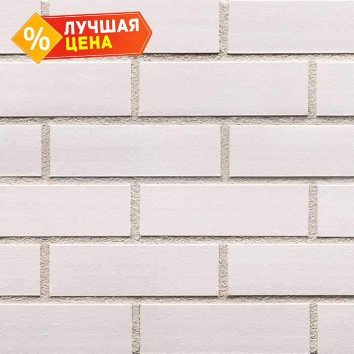 Клинкерная плитка KING KLINKER Dream House 29 just white 240х71х10 мм