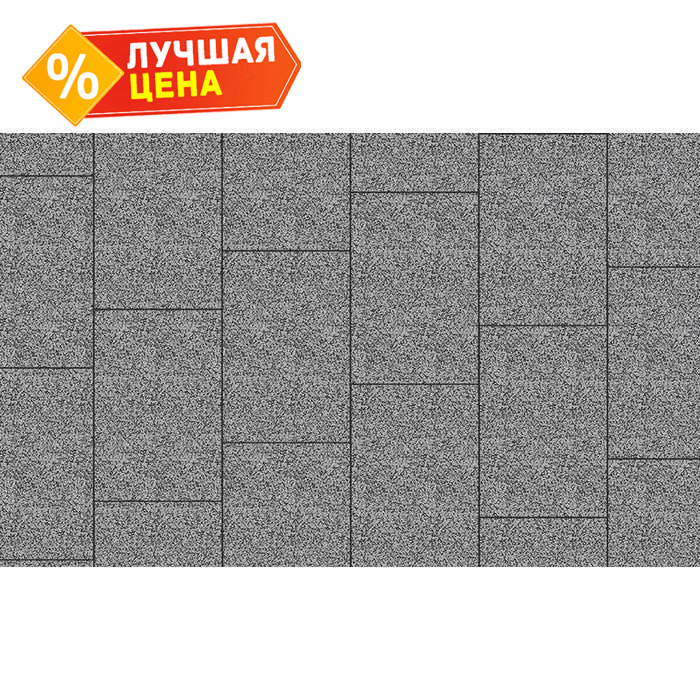 Плитка тротуарная Прямоугольник (Ла-Линия) Б.14.П.8 Гранит+ серый с черным, 750x500x80 мм