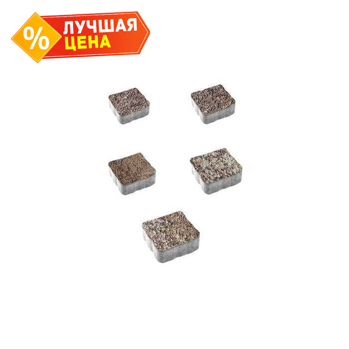 Плитка тротуарная Антик Б.3.А.6 Листопад гладкий xаски