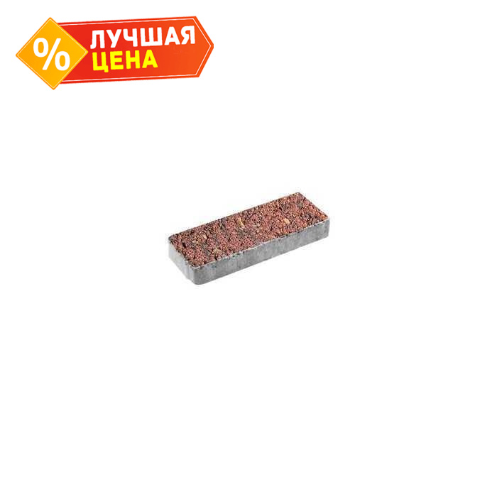 Плитка тротуарная Паркет Б.6.П.8 Листопад гранит Осень 600x200x80 мм