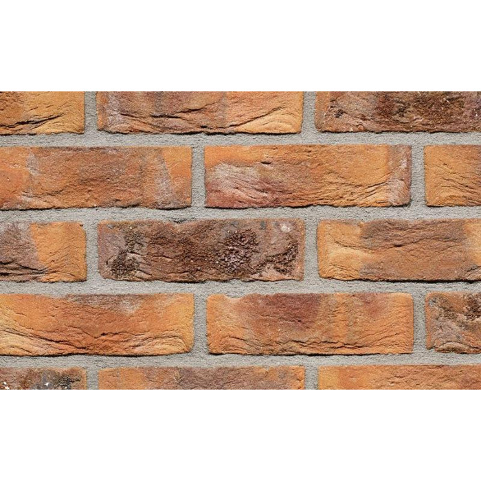 Кирпич облицовочный ручной формовки Terca Veldbrons Gesinterd, 215х100х65 мм