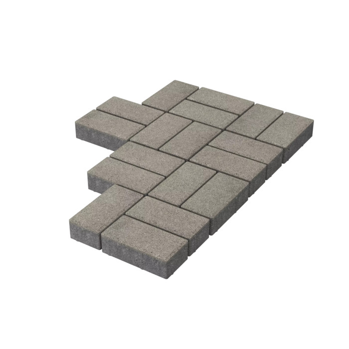 Брусчатка Stellard 200x100x80 мм Белый мрамор