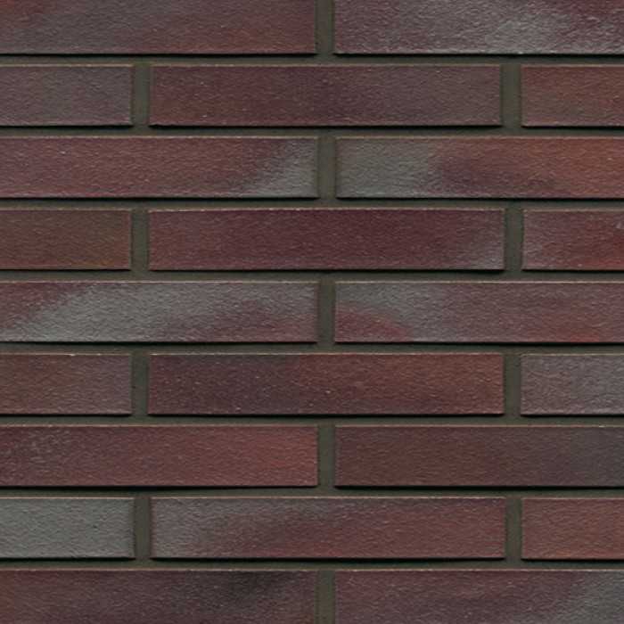 Кирпич клинкерный Muhr 10 Violettblau geflammt гладкий, 290х90х52 мм