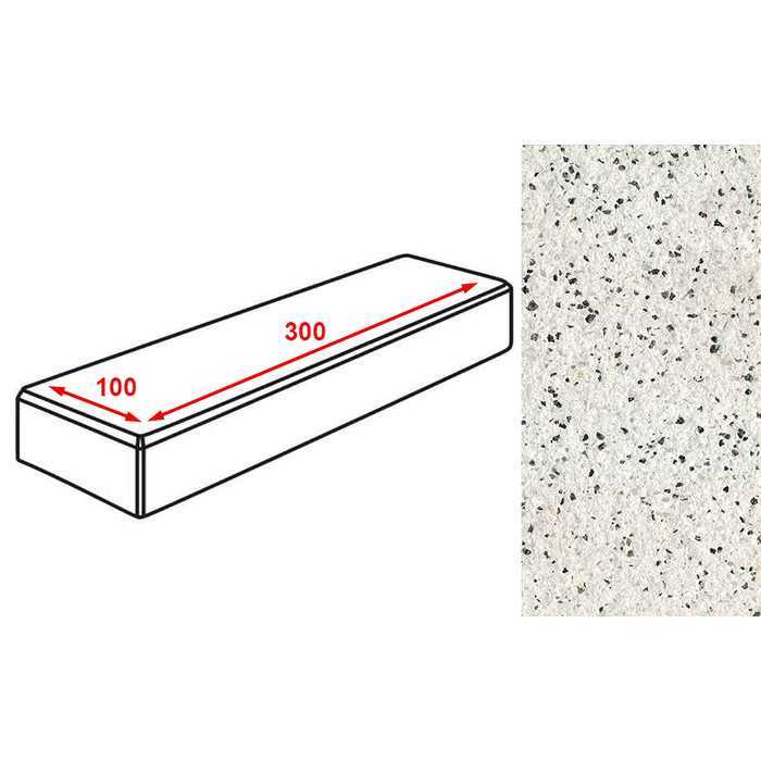 Плитка тротуарная Готика Granite FERRO, паркет, Покостовский 300x100x60 мм