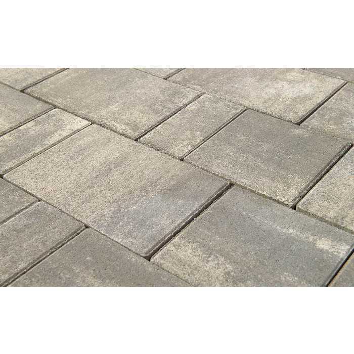 Плитка тротуарная BRAER Старый город Ландxаус Color Mix Туман, толщина 60 мм